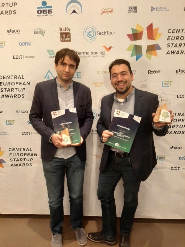 Bozhidar Bozhanov, CEO of LogSentinel (left) | Anton Gerunov, COO of LogSentinel (right)