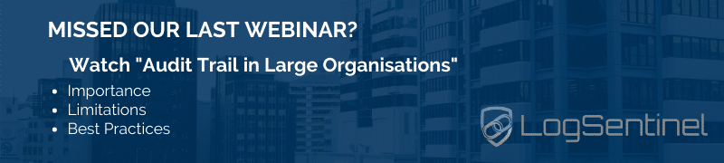 Audit Trail WEBINAR RECORDING