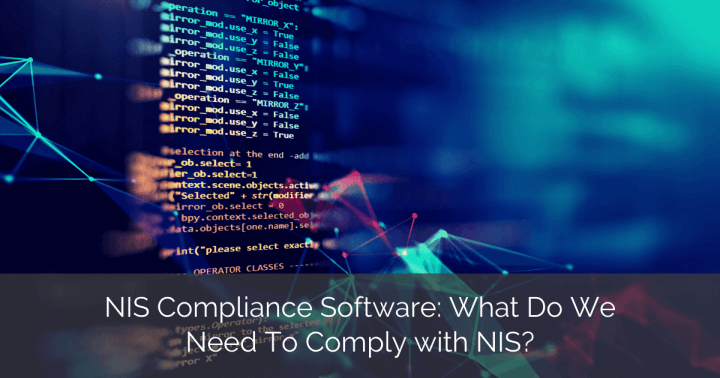 Four Types of Software for NIS Directive Compliance