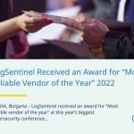 LogSentinel Received an Award for “Most Reliable Vendor of the Year” 2022